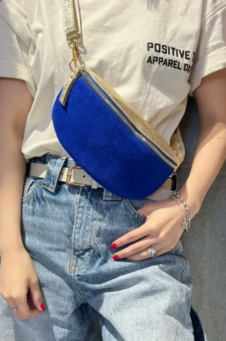 Sac banane Bleu impérial