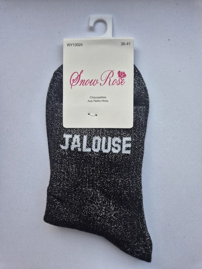 Chaussettes Pailletées - Jalouse noir