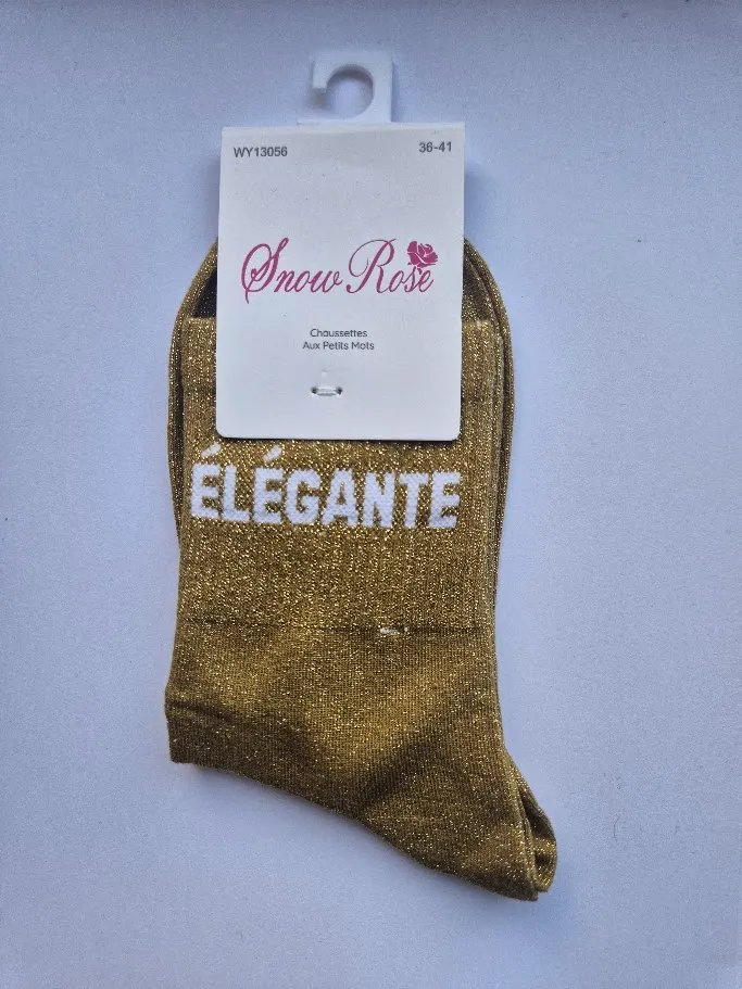 Chaussettes Pailletées - Elégante