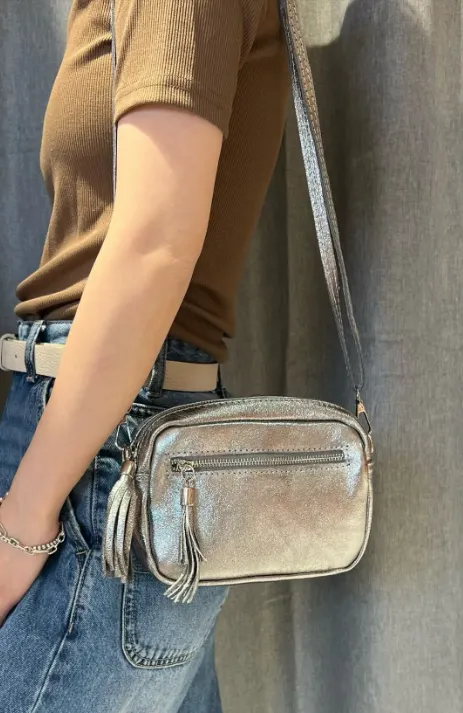 Sac à bandoulière Argenté