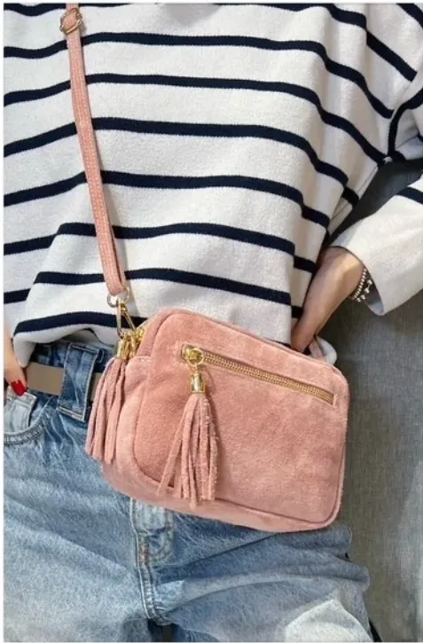 Sac à bandoulière Vieux Rose
