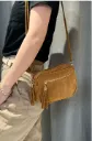 Sac à bandoulière Camel