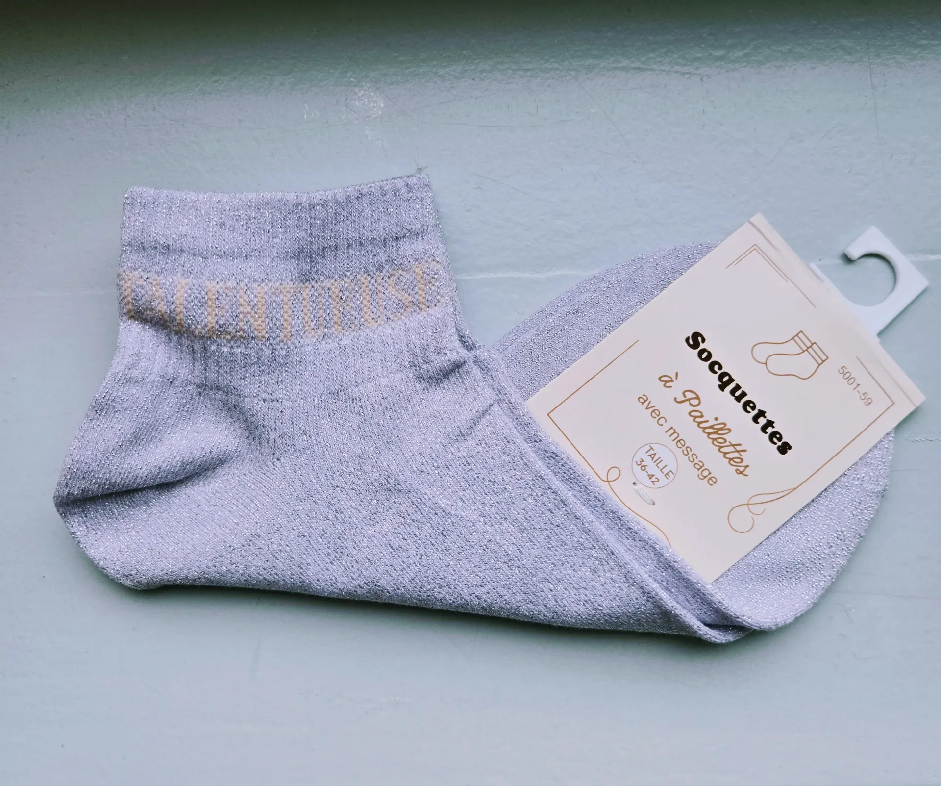 Socquettes Pailletées - Talentueuse Lilas