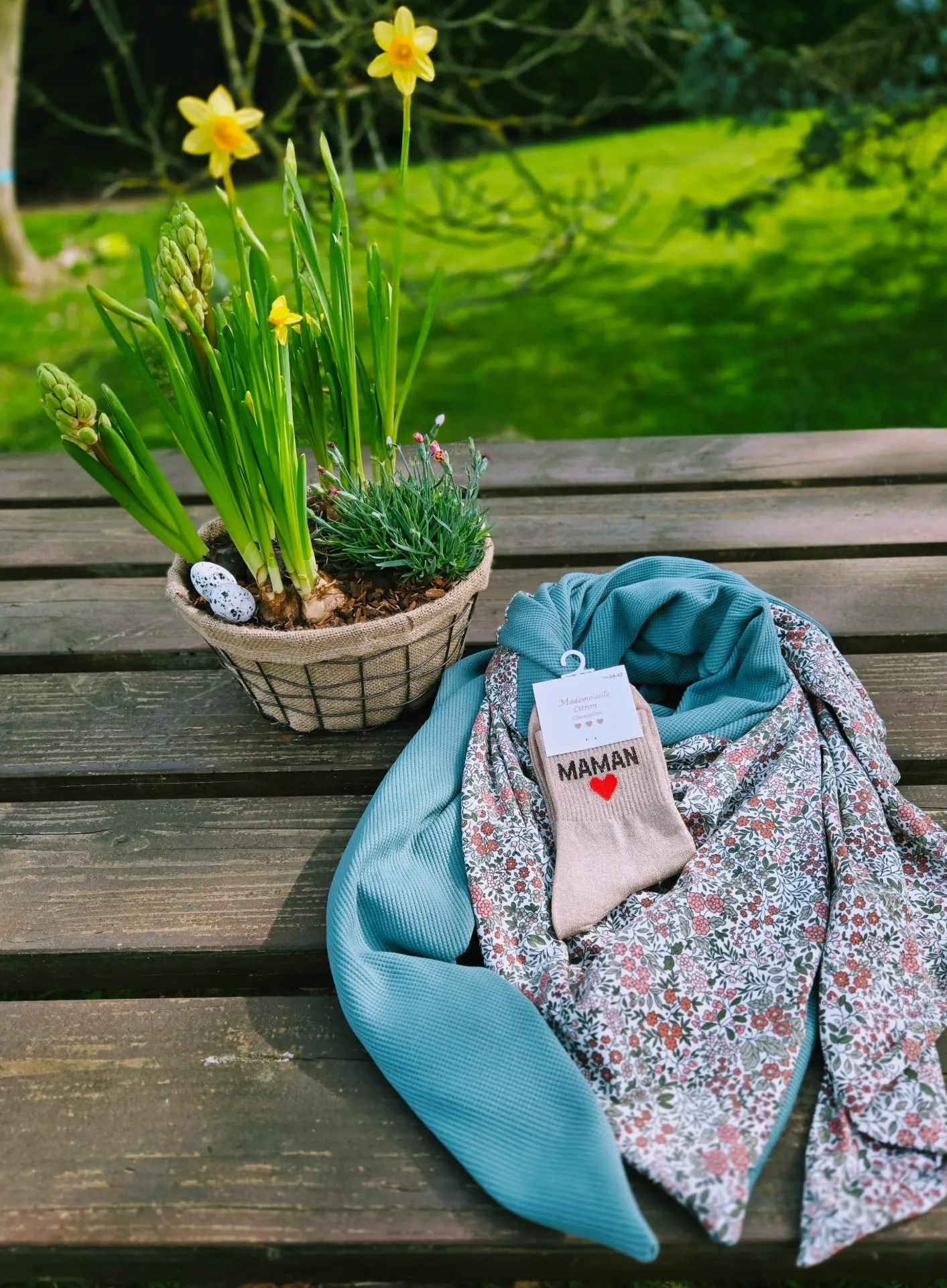 Fête des mamans: Sauge et pétales